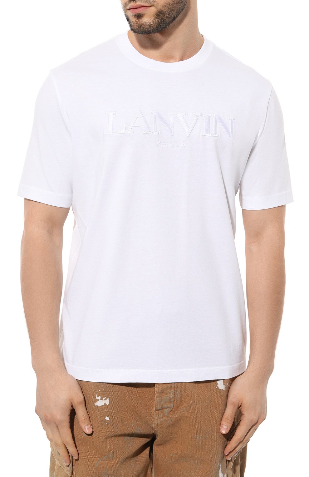 Хлопковая футболка LANVIN, арт. RM ТS0005/J208, фото 3