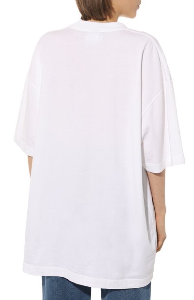 Хлопковая футболка VETEMENTS, арт. UE63TR140W, фото 4