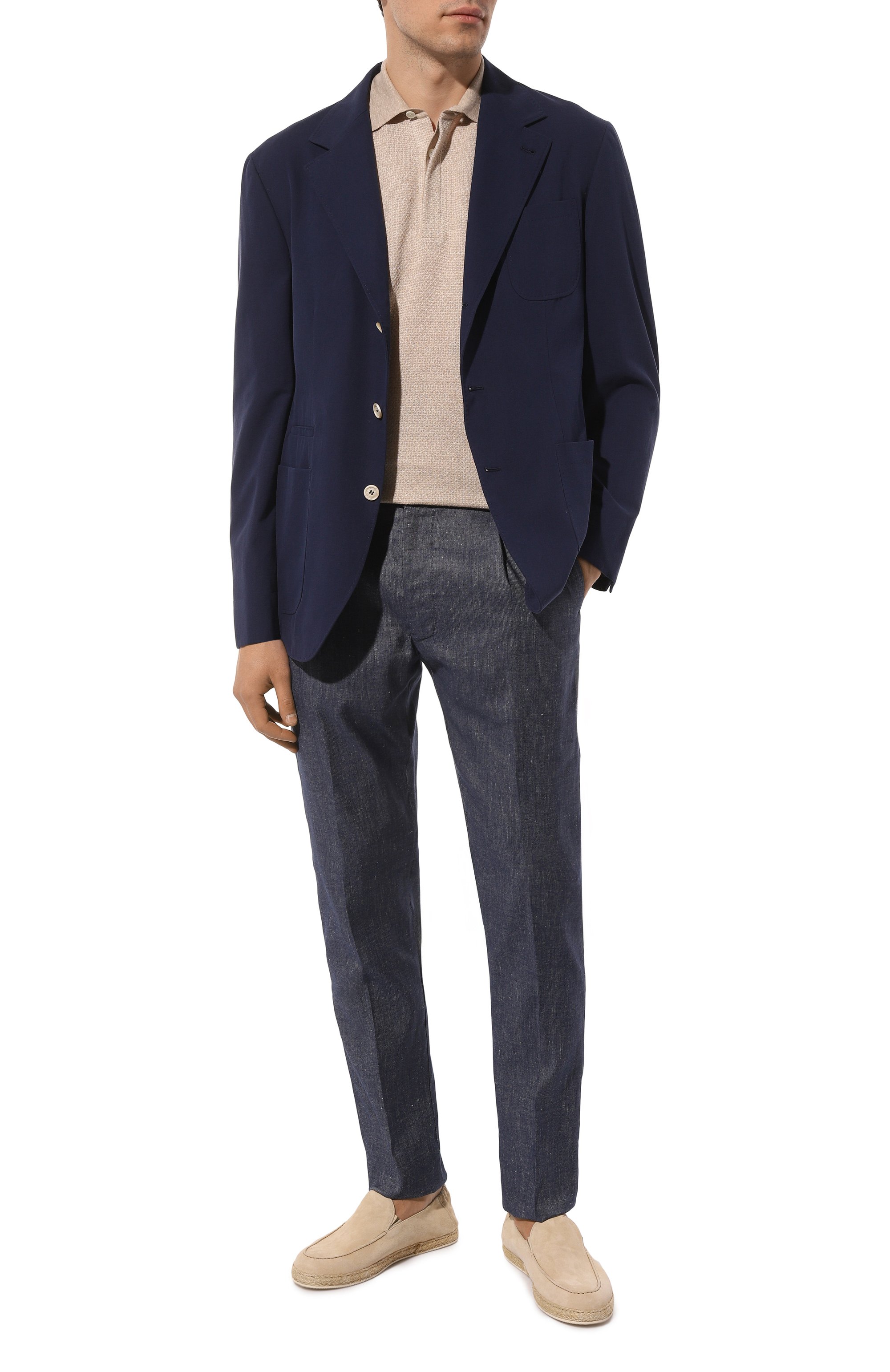 Хлопковый пиджак BRUNELLO CUCINELLI, арт. MS4617BND, фото 2