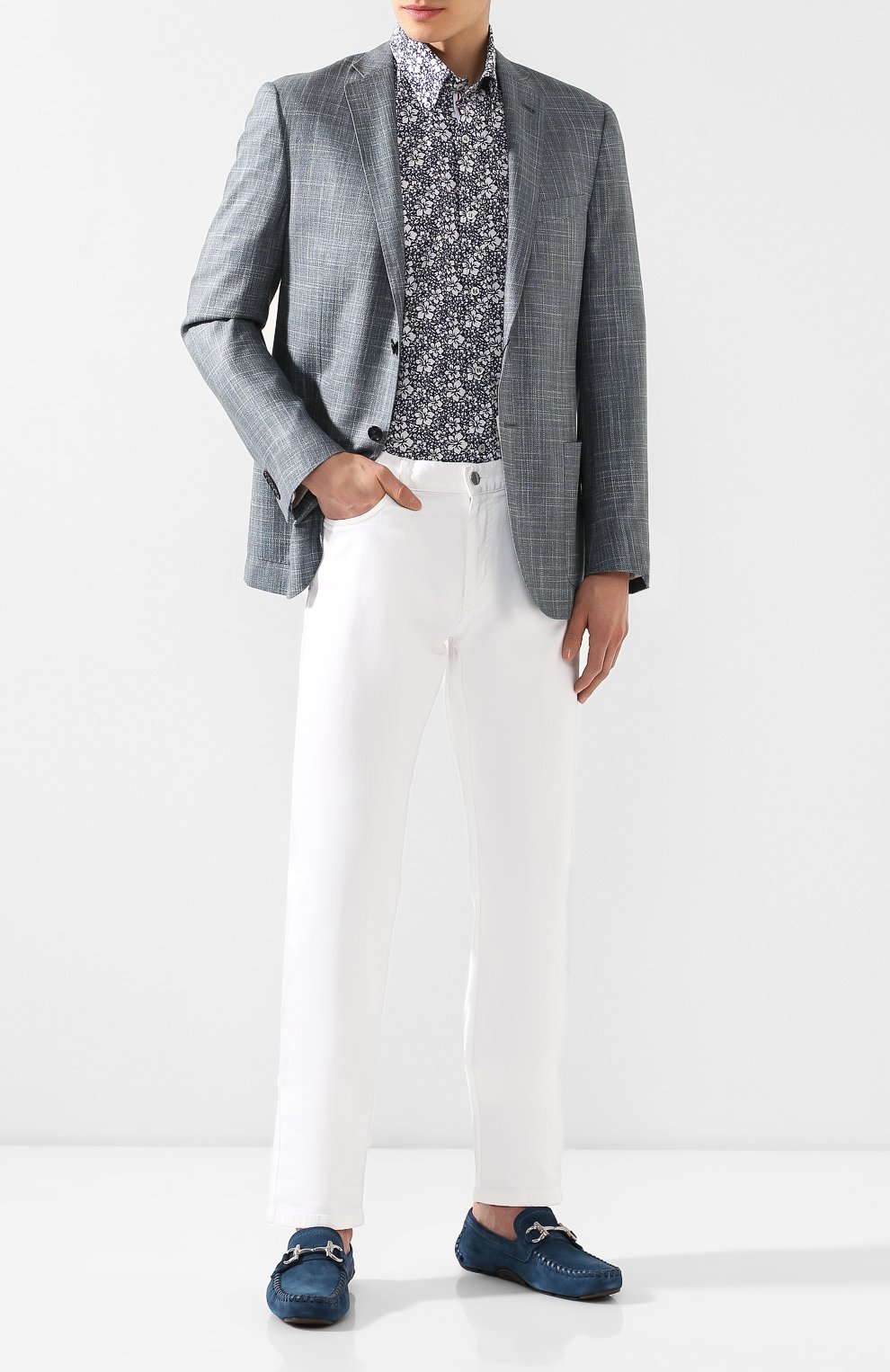 Замшевые мокасины FERRAGAMO, арт. Z-07037283E, фото 2