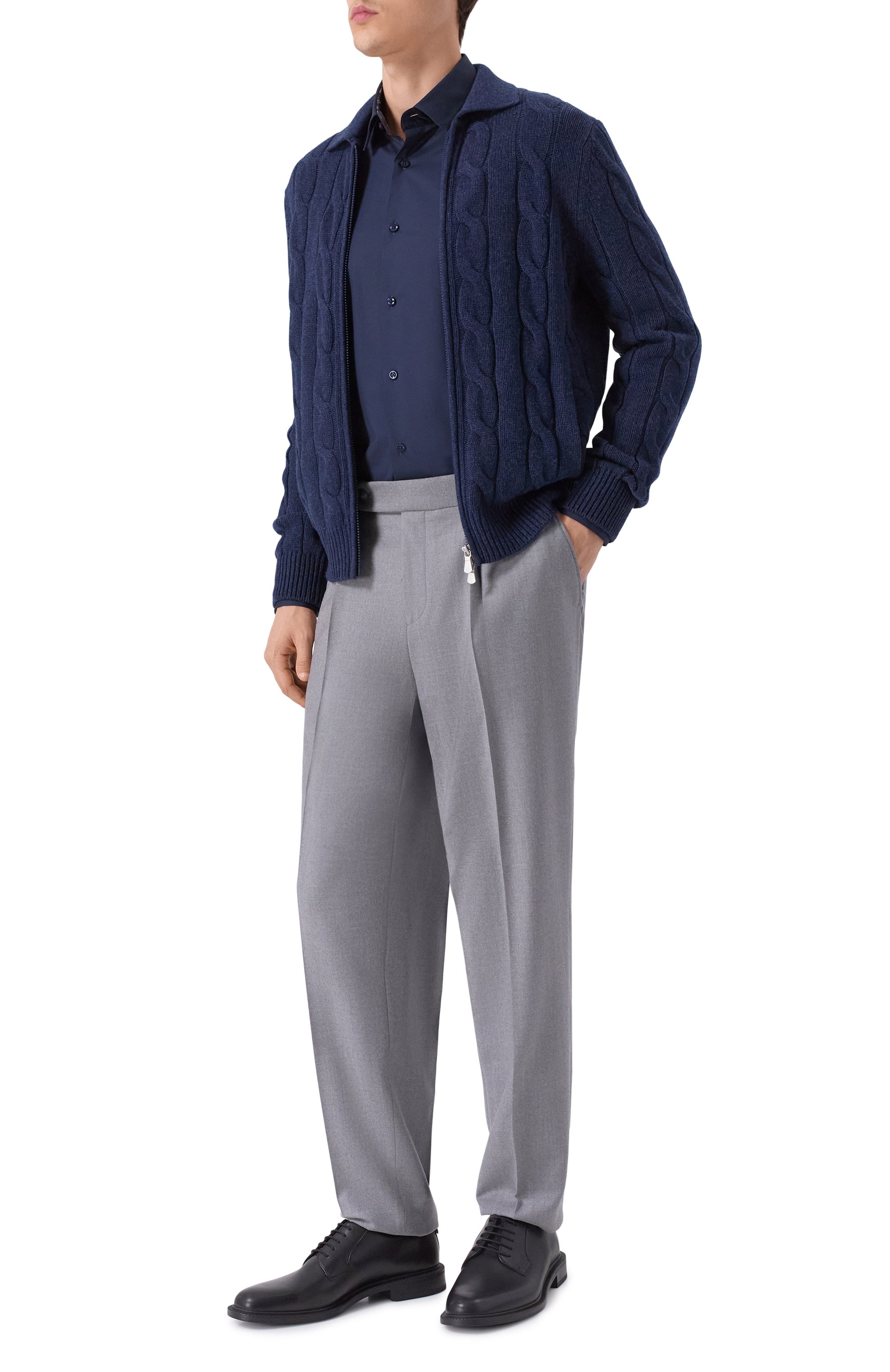 Шерстяные брюки BOSS, арт. 50551829, фото 2