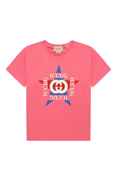 Хлопковая футболка GUCCI, арт. 600127/XJDZ7