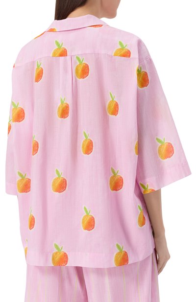 Хлопковая пижама ANY WOWZERS, арт. WCROP02P-APP-PINK, фото 4