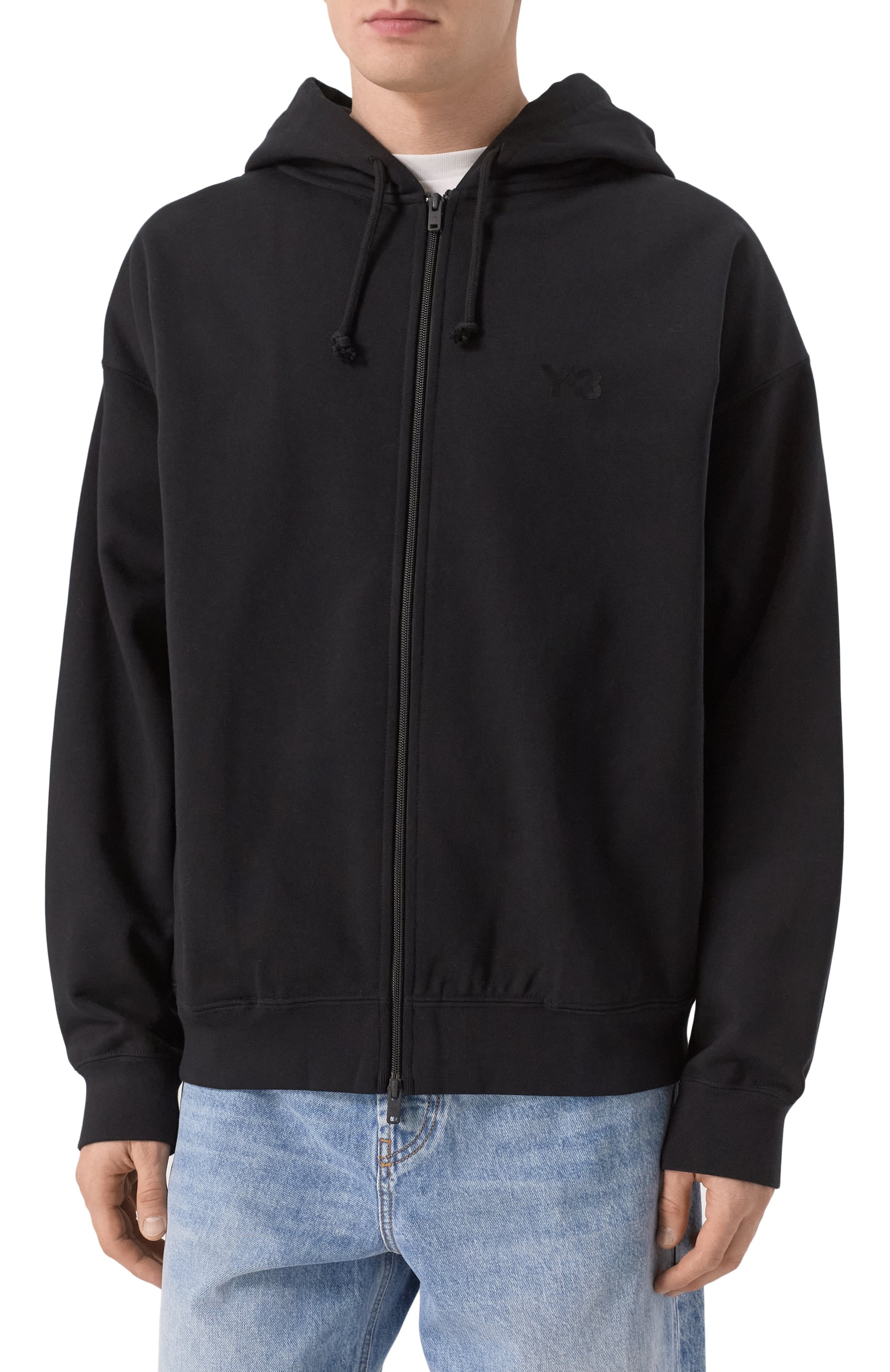 Хлопковая толстовка Y-3 черного цвета по цене 38550 руб., арт. JN4930, фото 3 Хлопковая толстовка Y-3, арт. JN4930, фото 3