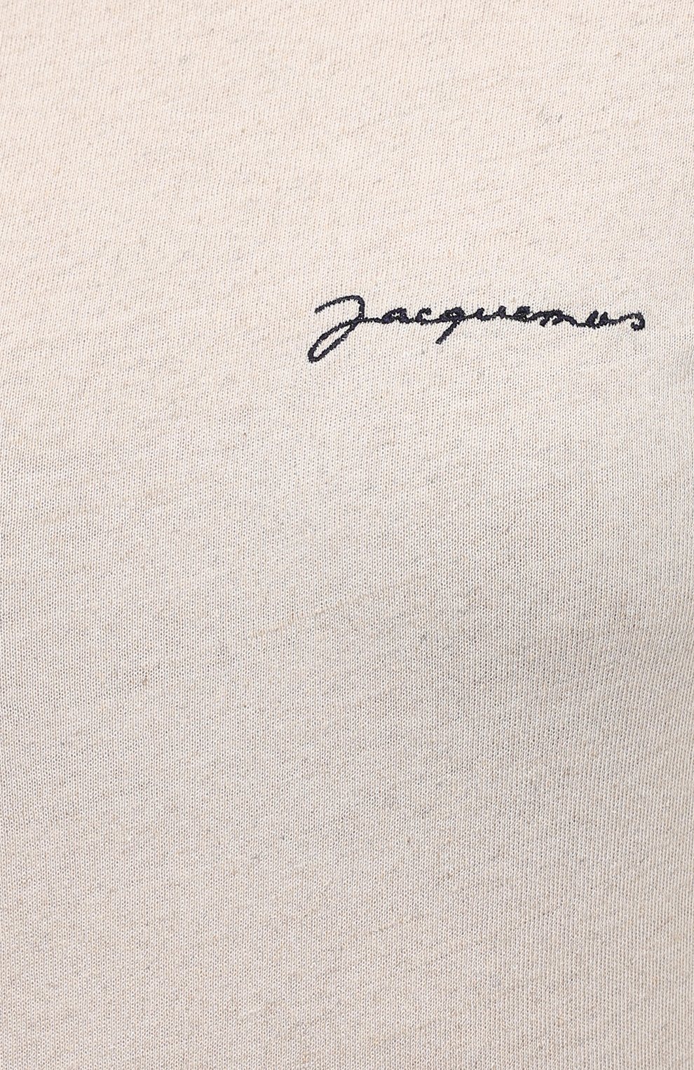 Футболка JACQUEMUS бежевого цвета по цене 11350 руб., арт. 211JS03/227800, фото 5 Футболка JACQUEMUS, арт. 211JS03/227800, фото 5