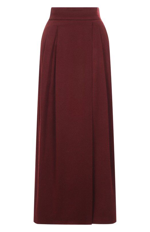 Шерстяная юбка Max Mara ZATTERA Бордовый ZATTERA