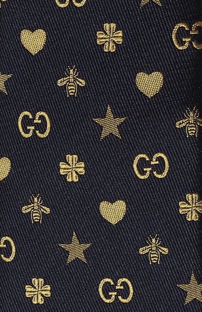 Шелковый галстук GUCCI, арт. 545834 4E017, фото 4