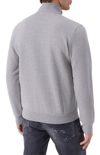 Хлопковая толстовка AERONAUTICA MILITARE серого цвета по цене 22550 руб., арт. FE1986F581, фото 4 Хлопковая толстовка AERONAUTICA MILITARE, арт. FE1986F581, фото 4