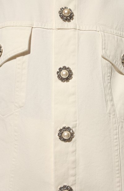 Джинсовая куртка MIU MIU, арт. GWB121-4YE-F0009, фото 5