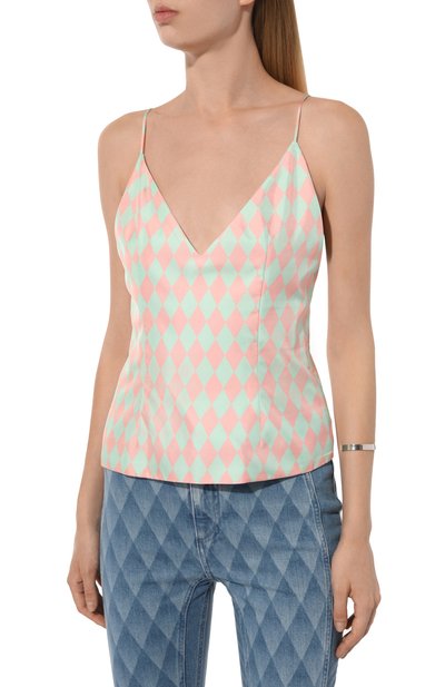 Шелковый топ BALMAIN, арт. DF1AD231/SE01, фото 3