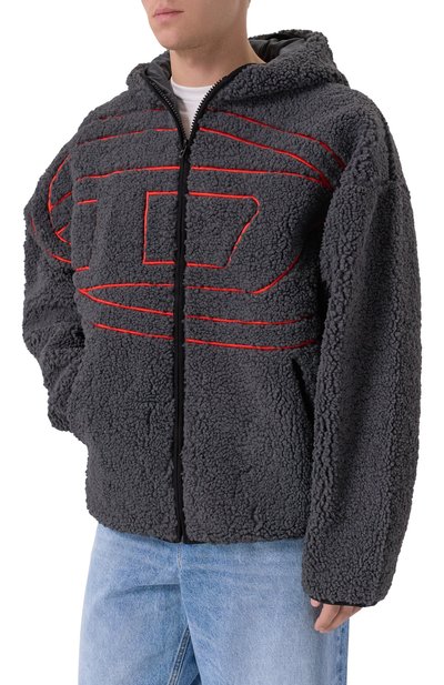 Куртка DIESEL темно-серого цвета по цене 42950 руб., арт. A18947/0KIBT, фото 3 Куртка DIESEL, арт. A18947/0KIBT, фото 3