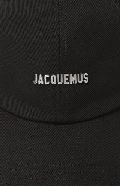 Хлопковая бейсболка JACQUEMUS, арт. 25EACU00670/AW00092, фото 3