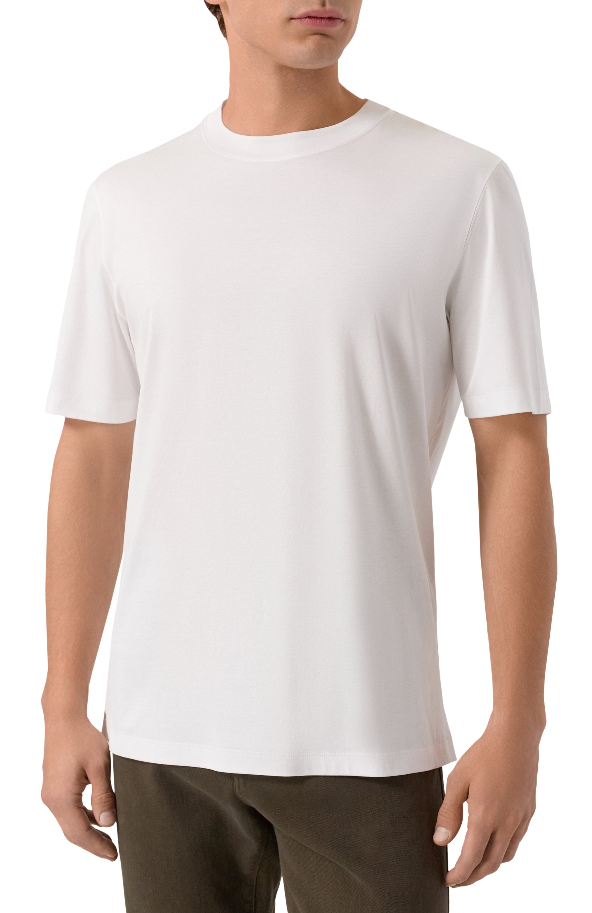 Хлопковая футболка BRUNELLO CUCINELLI, арт. M0B131308, фото 3