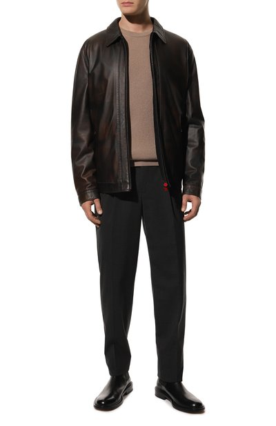 Кожаная куртка KITON, арт. UW0141B/N79, фото 2