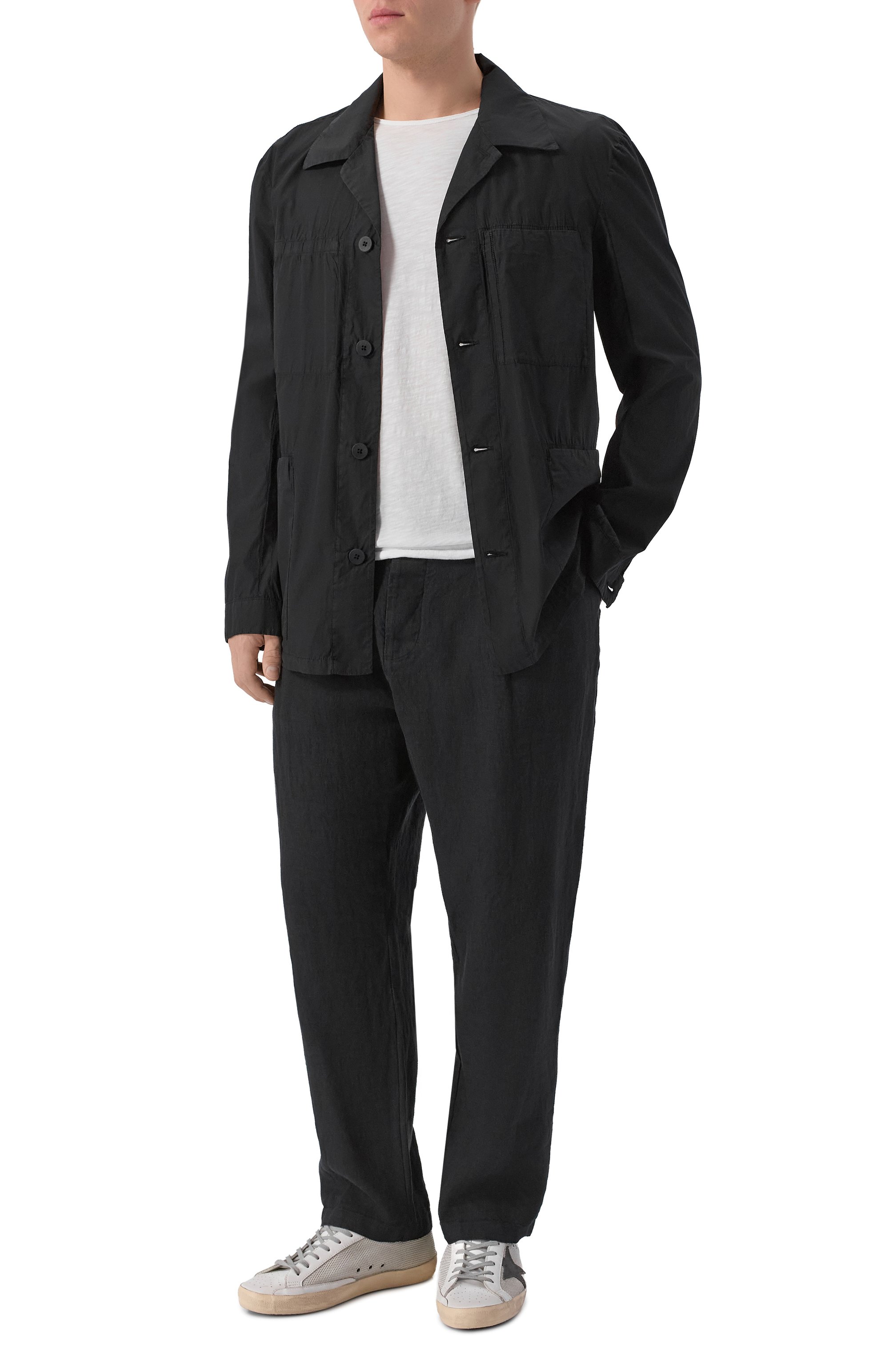 Хлопковая куртка-рубашка TRANSIT, арт. CFUTRCB116WR, фото 2