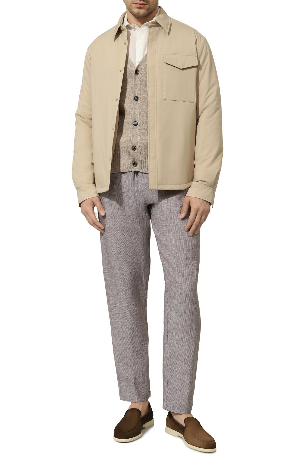 Льняная рубашка ZEGNA, арт. UDX38A7/SCF5, фото 2