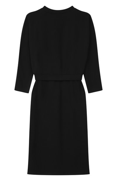Хлопковое платье BALMAIN черного цвета по цене 28650 руб., арт. BZ1A00, фото 2 Хлопковое платье BALMAIN, арт. BZ1A00, фото 2