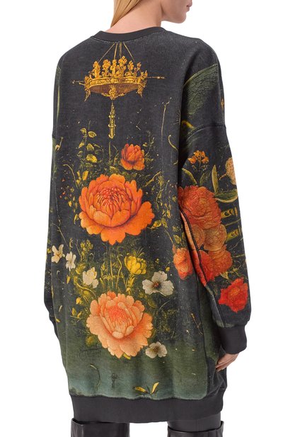 Хлопковое платье R13 разноцветного цвета по цене 83700 руб., арт. R13WK036-001BU, фото 3 Хлопковое платье R13, арт. R13WK036-001BU, фото 3