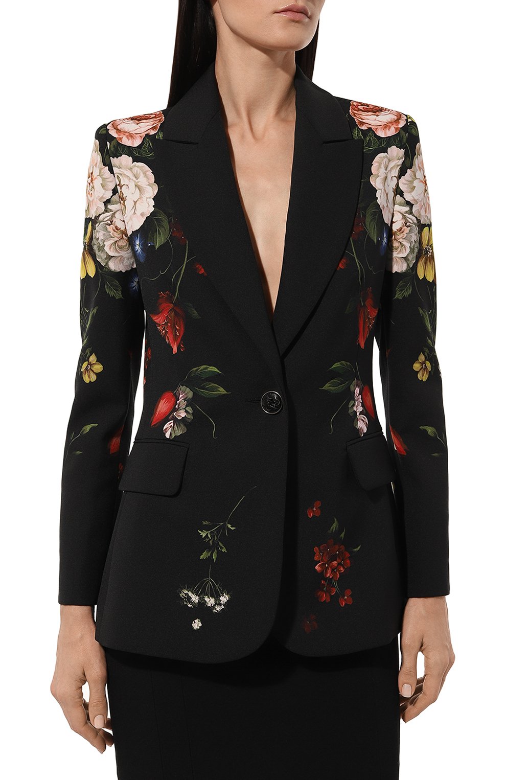 Жакет ELIE SAAB черного цвета по цене 299500 руб., арт. 15691, фото 3 Жакет ELIE SAAB, арт. 15691, фото 3