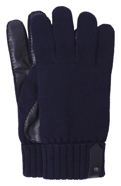 Мужские комбинированные перчатки CANALI, арт. GUA01/ZC00049