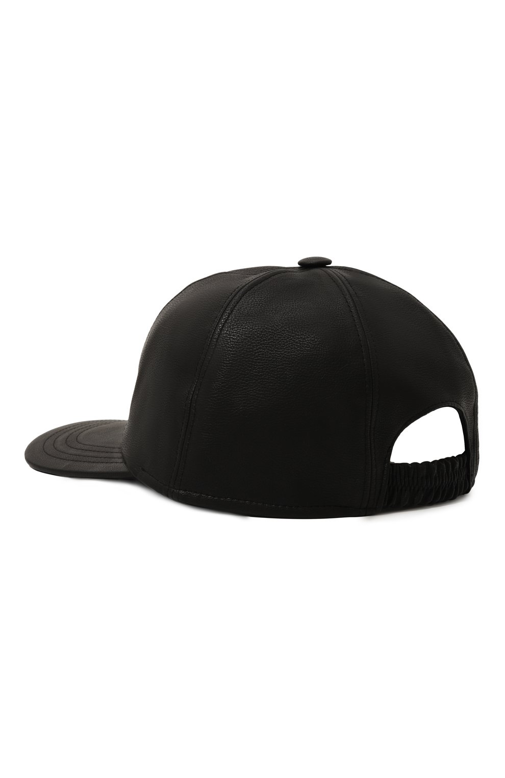 Бейсболка из экокожи MSGM черного цвета по цене 12250 руб., арт. 3741MDL05/247622, фото 2 Бейсболка из экокожи MSGM, арт. 3741MDL05/247622, фото 2