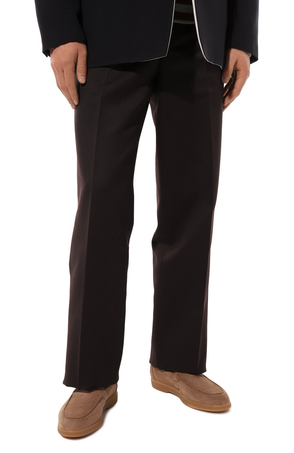 Замшевые пенни-лоферы DOUCAL'S, арт. DU2974EDWIUY106D, фото 3