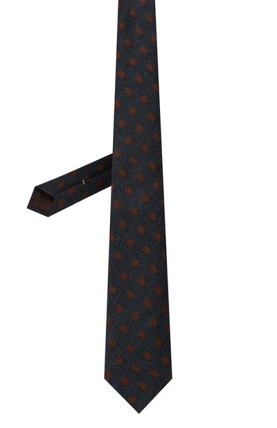 Галстук из шелка и хлопка CANALI, арт. 18/HJ03806, фото 3