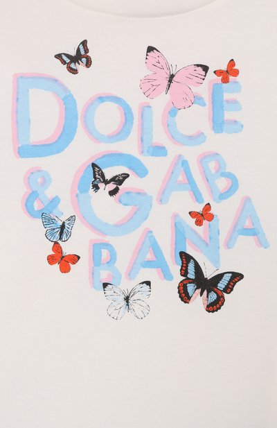 Хлопковая футболка DOLCE & GABBANA, арт. L5JTNJ/G7N8V/2-6, фото 3