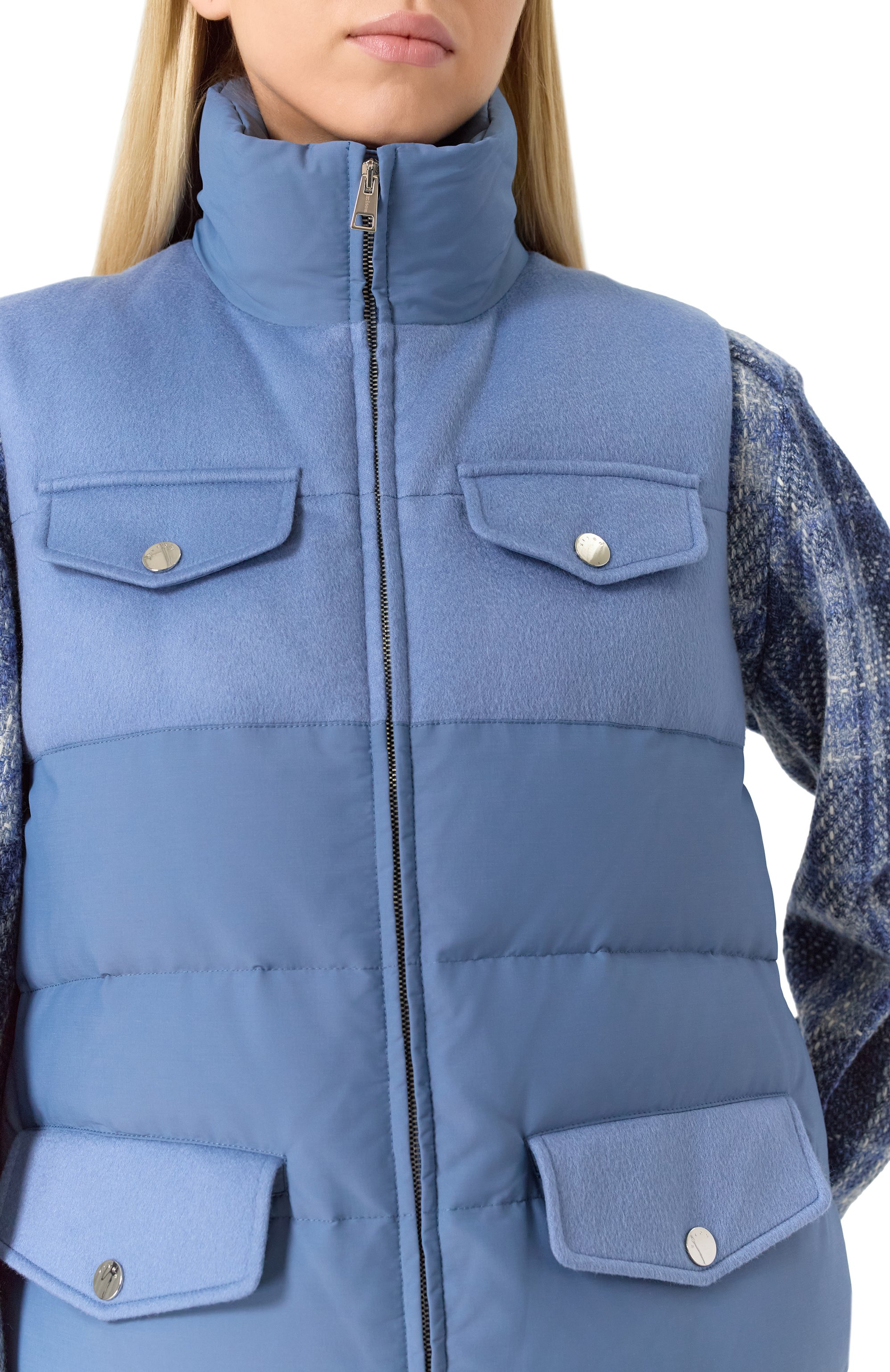 Пуховый жилет KITON, арт. D58646K0570E01, фото 5