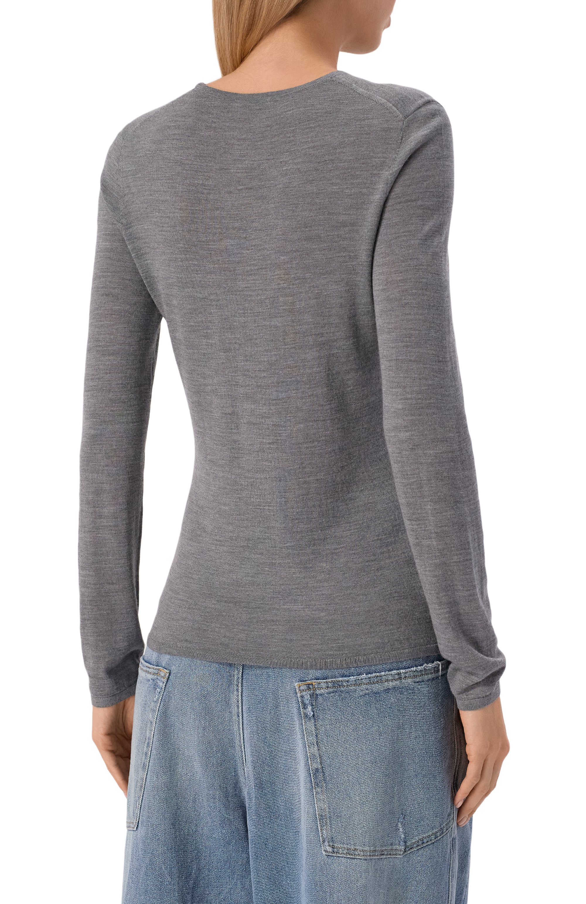 Пуловер из шерсти и шелка 12 STOREEZ, арт. 134033, фото 4