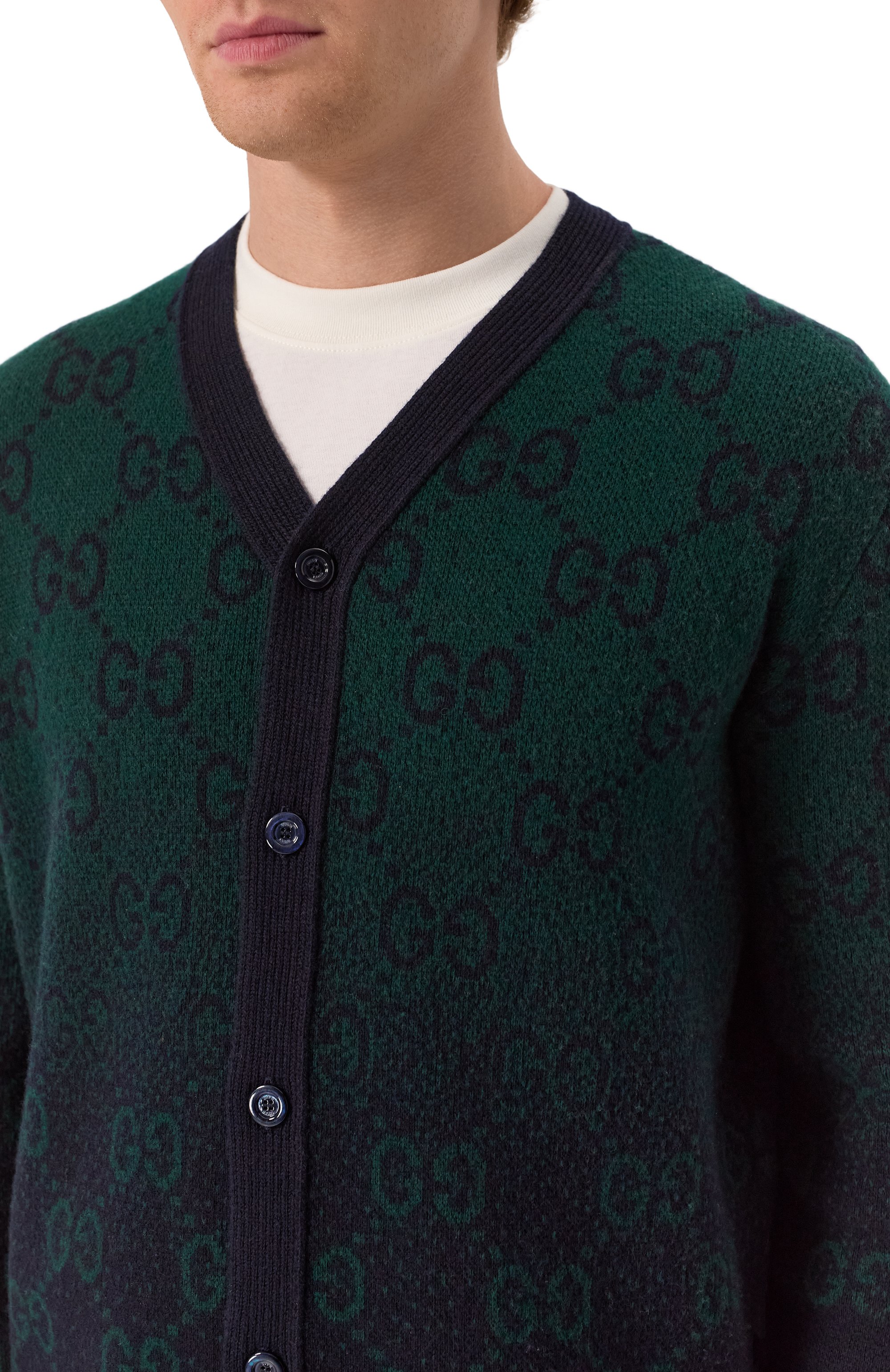 Шерстяной кардиган GUCCI, арт. 795012/XKD42, фото 5