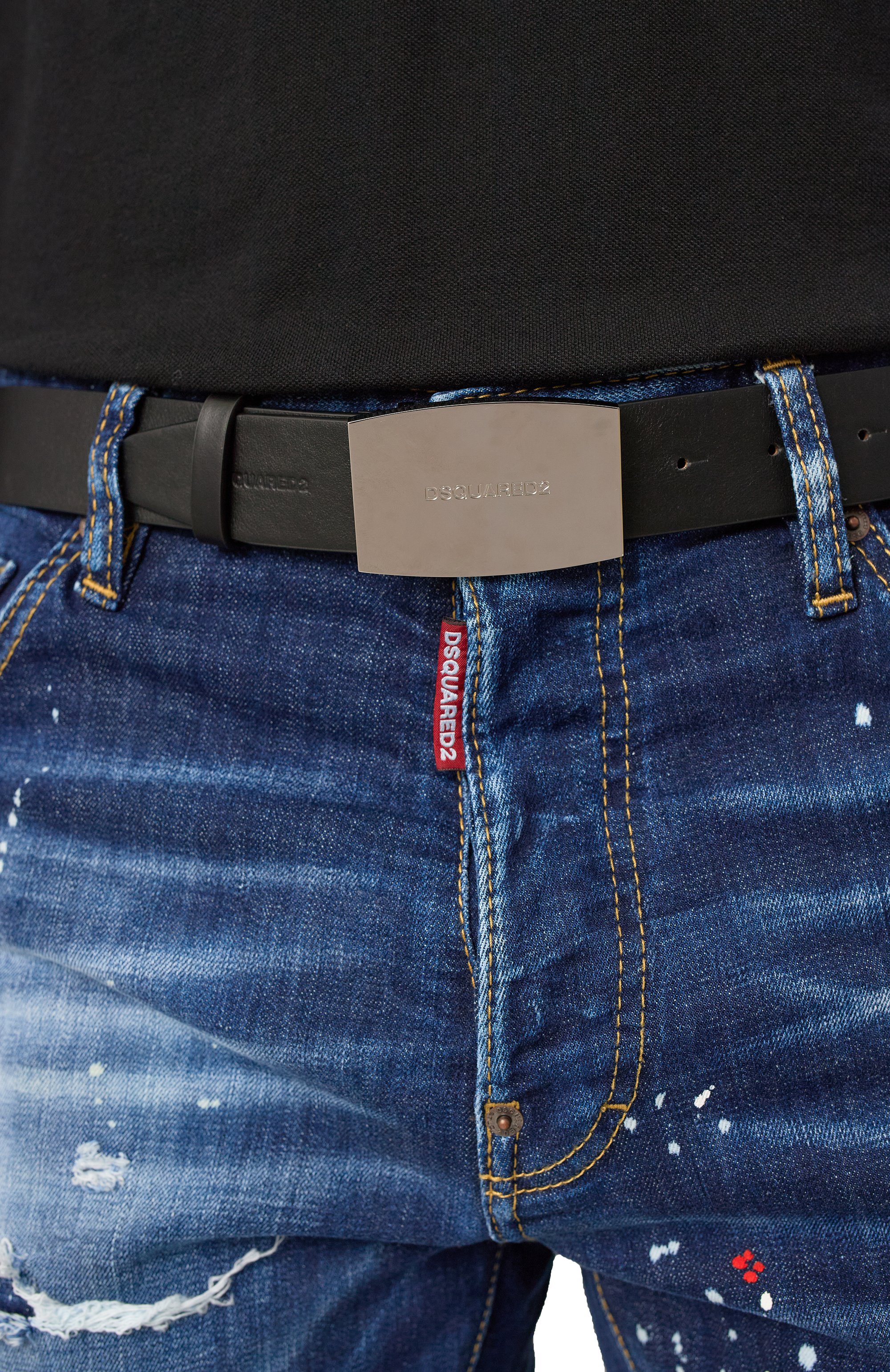 Кожаный ремень DSQUARED2, арт. BEM0622/01500001, фото 2