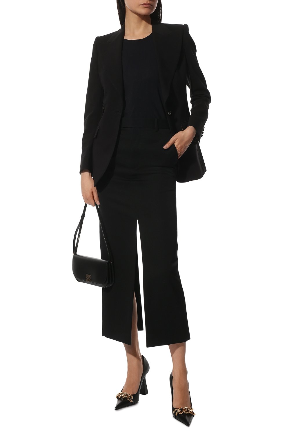 Топ JIL SANDER черного цвета по цене 26350 руб., арт. JSCU705036-WU477108, фото 2 Топ JIL SANDER, арт. JSCU705036-WU477108, фото 2