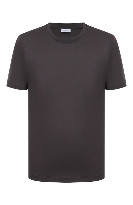 Хлопковая футболка Zimmerli 286-43110 Серый 286-43110