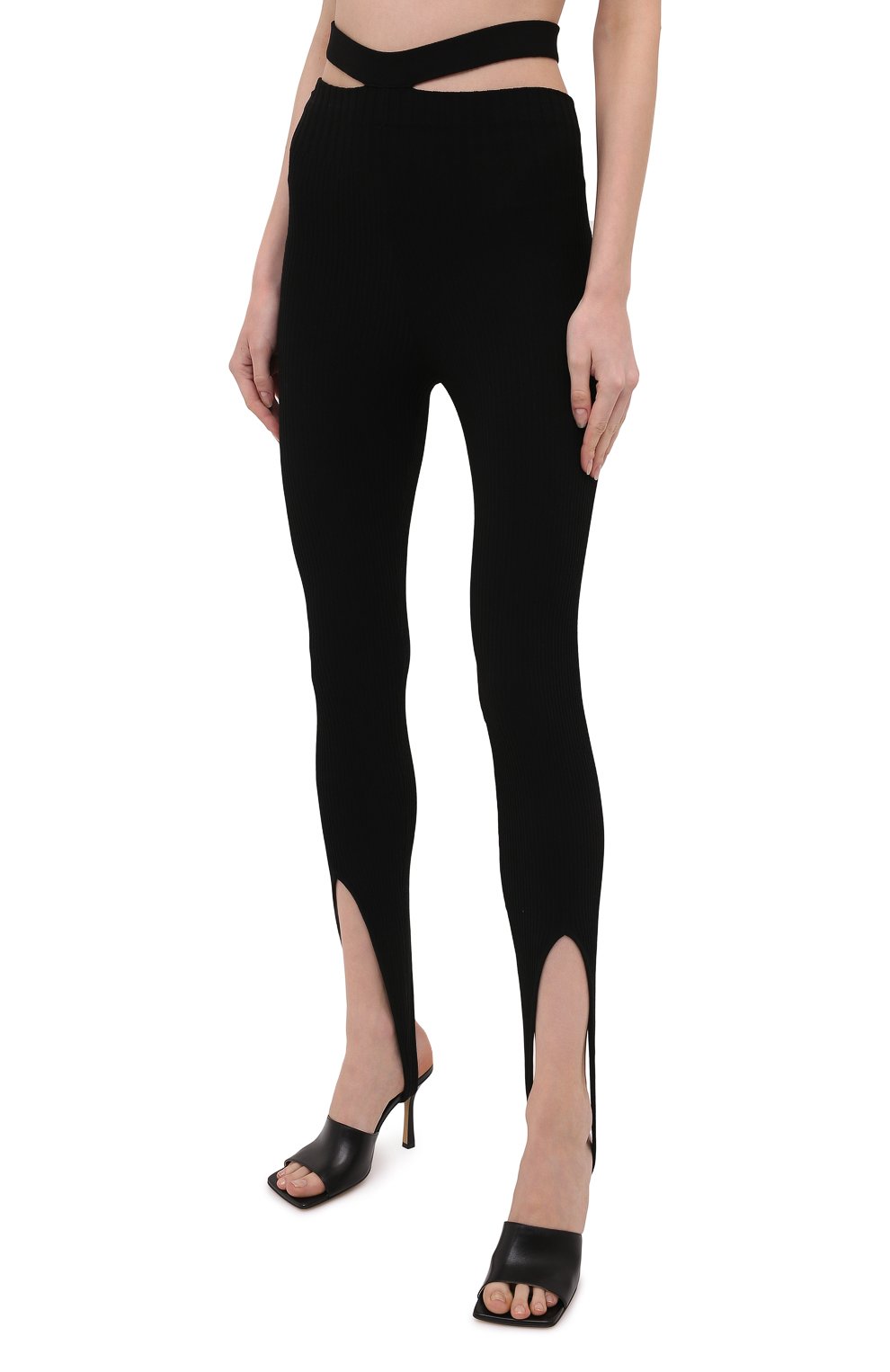 Легинсы ANDREADAMO черного цвета по цене 44700 руб., арт. ADSS21LE01014372, фото 3 Легинсы ANDREADAMO, арт. ADSS21LE01014372, фото 3