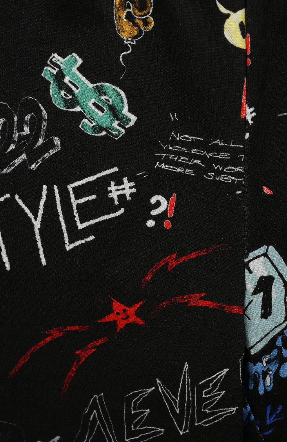 Хлопковые шорты MSGM KIDS, арт. MS029505, фото 3