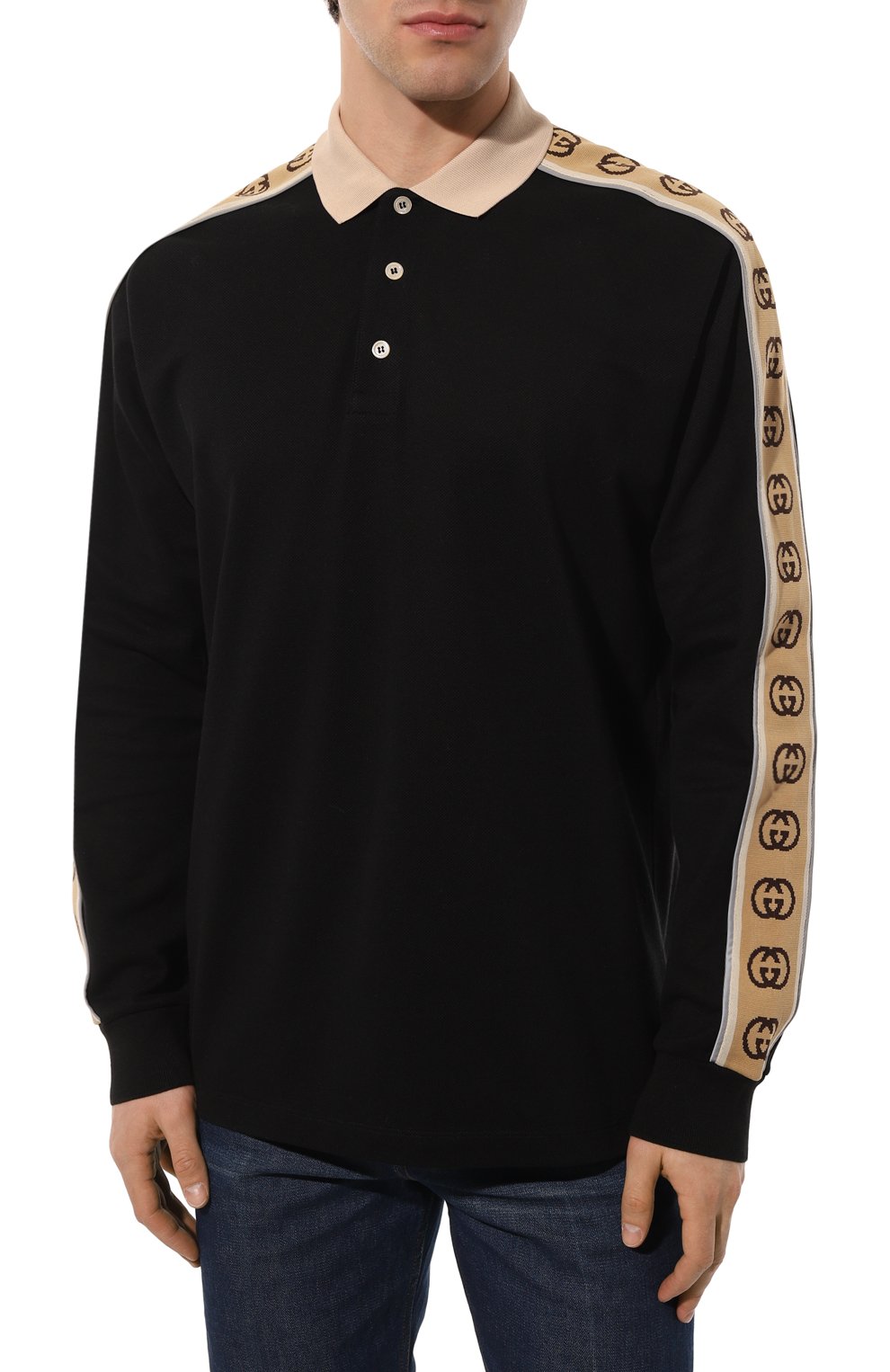 Хлопковое поло GUCCI, арт. 598955 XJB0Q, фото 3