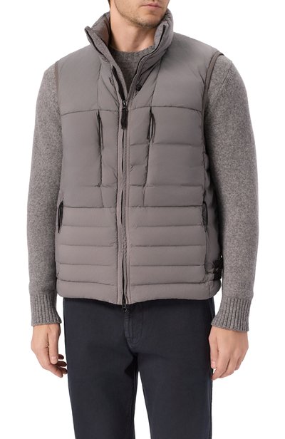 Утепленный жилет STONE ISLAND серого цвета по цене 88300 руб., арт. K2S15G100004/S0183, фото 3 Утепленный жилет STONE ISLAND, арт. K2S15G100004/S0183, фото 3