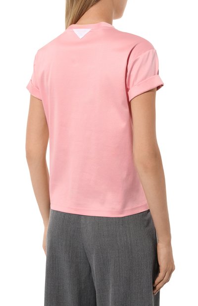 Хлопковая футболка KITON, арт. D55426H08051, фото 4