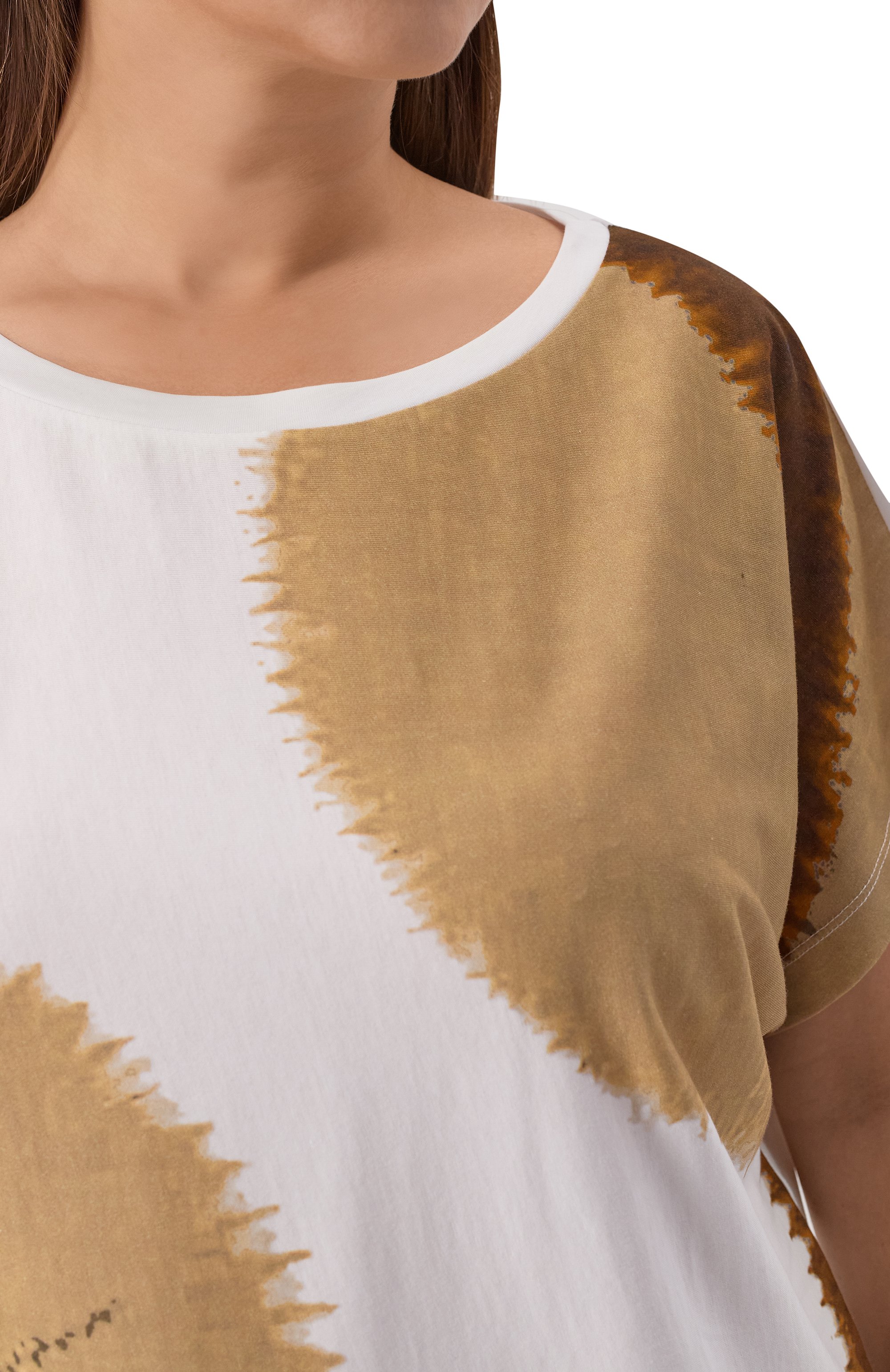 Хлопковая футболка PERSONA BY MARINA RINALDI, арт. KRISS, фото 5