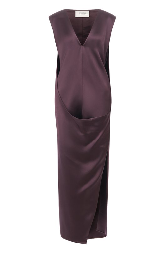 Атласное платье Sportmax AUSTRIA1234 Фиолетовый AUSTRIA1234