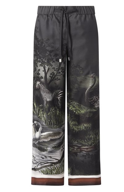 Женские шелковые брюки THE ATTICO, арт. 250WCP00258/SSS015PR