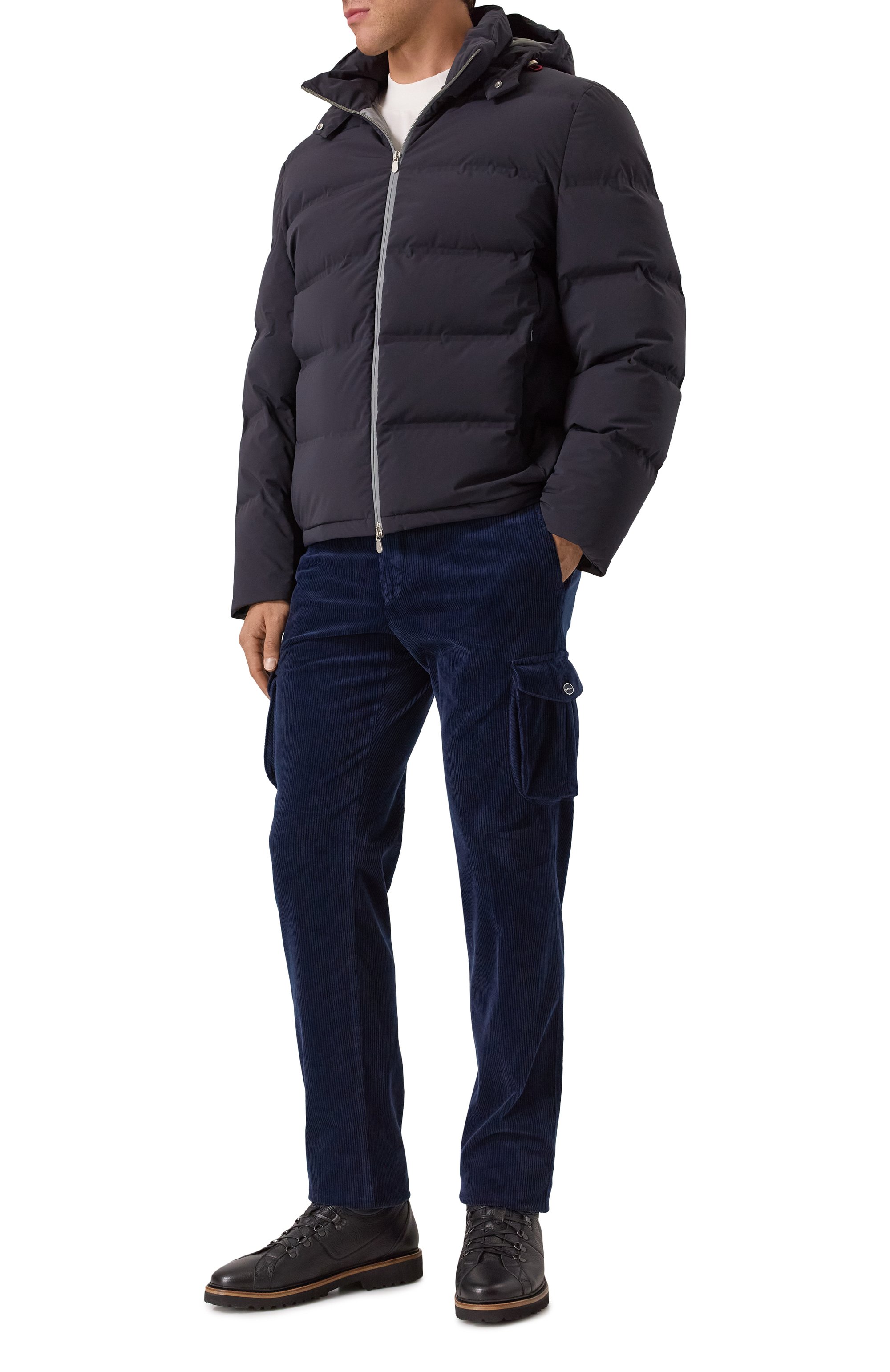 Вельветовые брюки-карго KITON, арт. UFPPCAK0105H02, фото 2