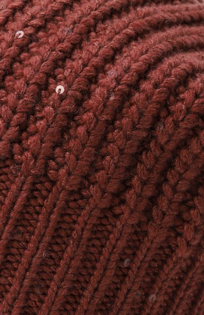 Шапка из кашемира и шелка BRUNELLO CUCINELLI оранжевого цвета по цене 81850 руб., арт. M32373999, фото 3 Шапка из кашемира и шелка BRUNELLO CUCINELLI, арт. M32373999, фото 3