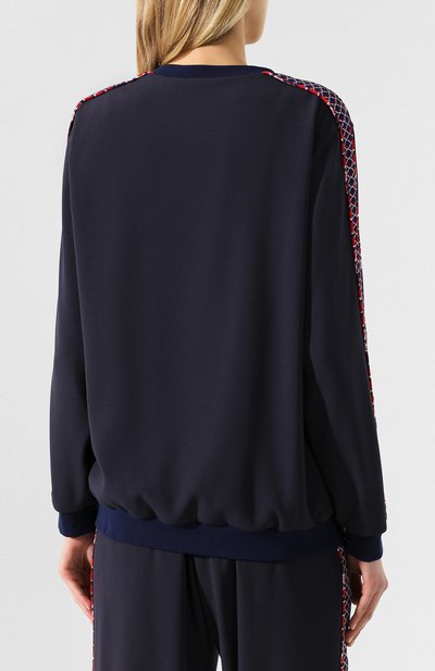 Свитшот KENZO темно-синего цвета по цене 46500 руб., арт. FA52T00105AC, фото 4 Свитшот KENZO, арт. FA52T00105AC, фото 4