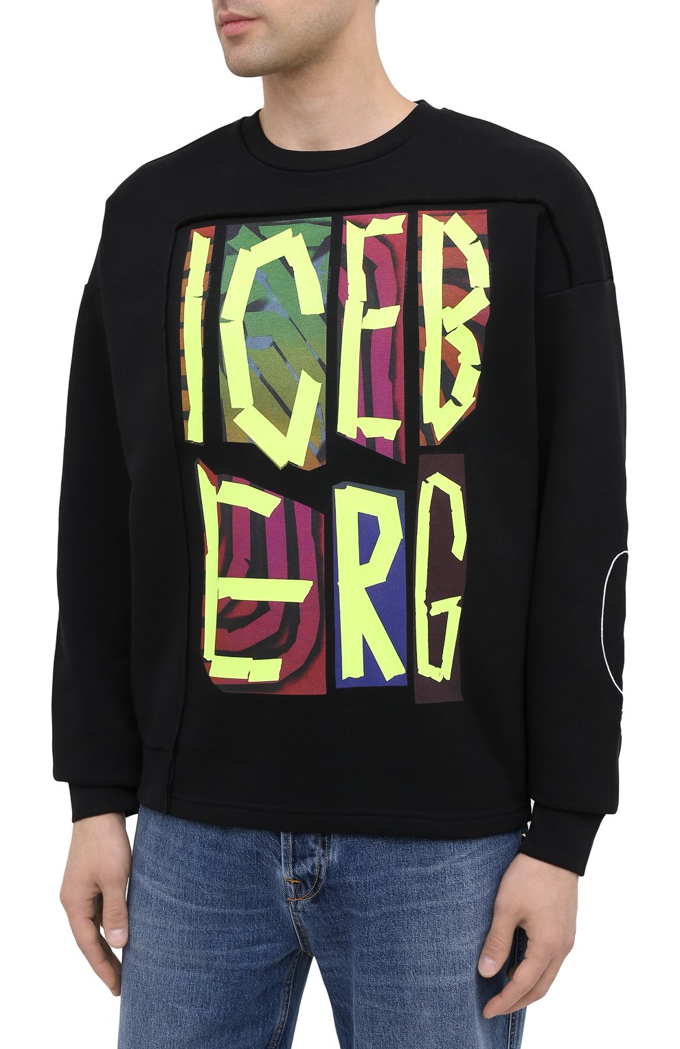 Хлопковый свитшот ICEBERG, арт. 20I I1P0/E040/6302, фото 3