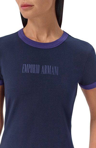 Хлопковая футболка EMPORIO ARMANI, арт. EW004968/AF12571, фото 5