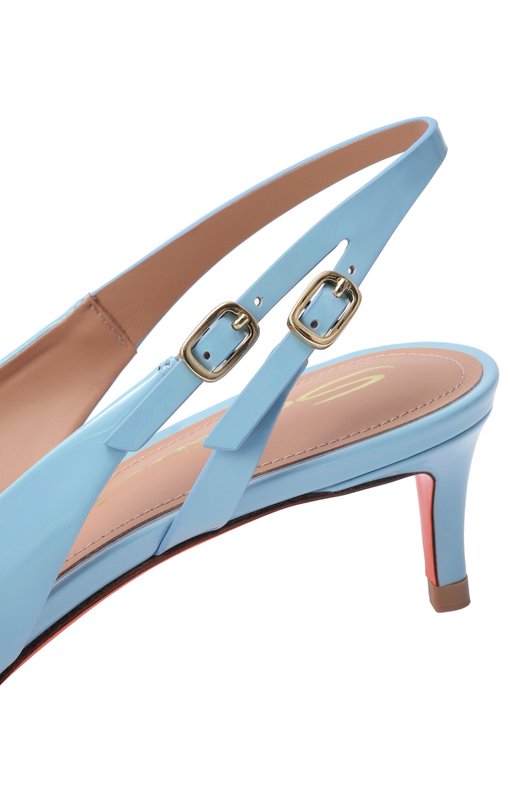 Лакированные туфли Santoni WDLG71407HA2NVHD Голубой  WDLG71407HA2NVHD Фото 7