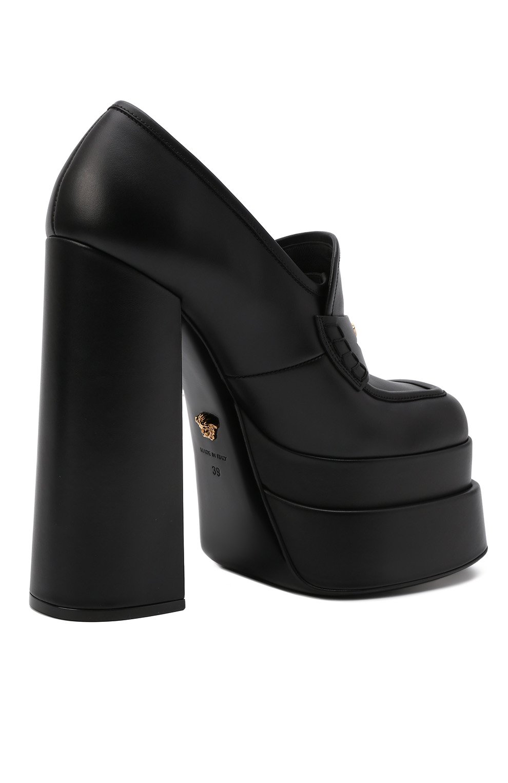 Кожаные туфли VERSACE, арт. 1001790/DVT2P, фото 5