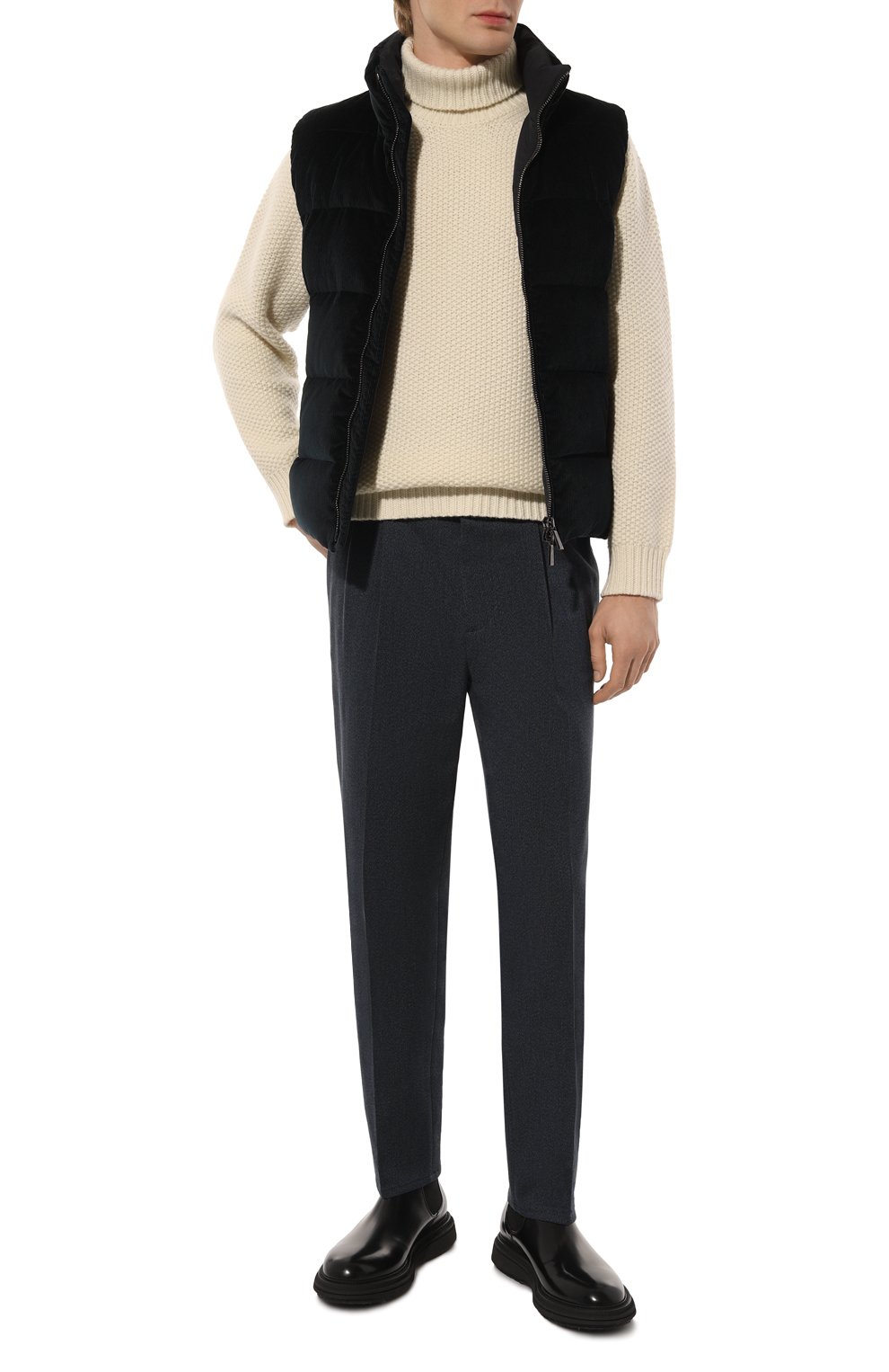 Пуховый жилет vanio-vh из вельвета MOORER, арт. INAV-VH, фото 2